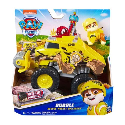 רכב דחפור גלגלי ענק עם דמות של ראבל 5461HY מבית מפרץ ההרפתקאות