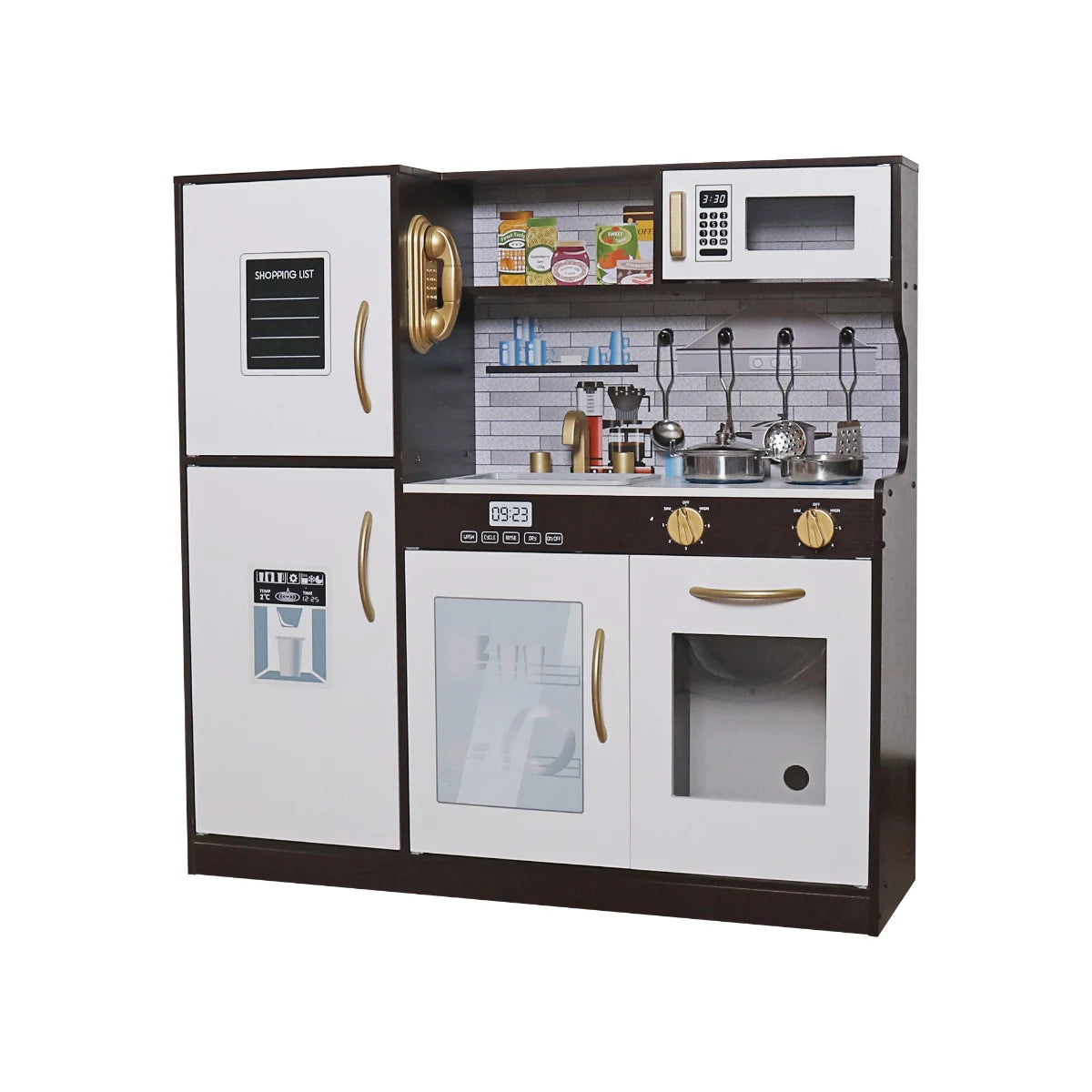 מטבח לילדים מעץ אלמוג W10C529E מאת בית העץ