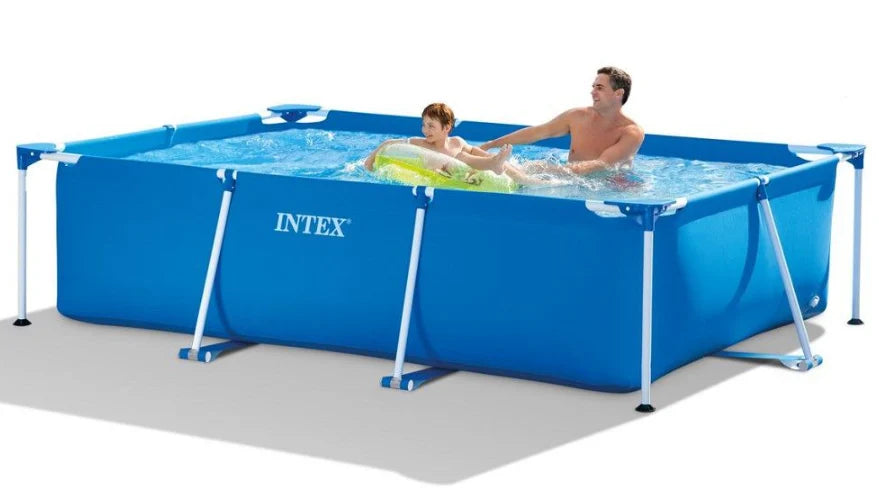 בריכת עמודים מלבנית כחולה | 260X160X65 ס"מ | מקט INTEX | 28271
