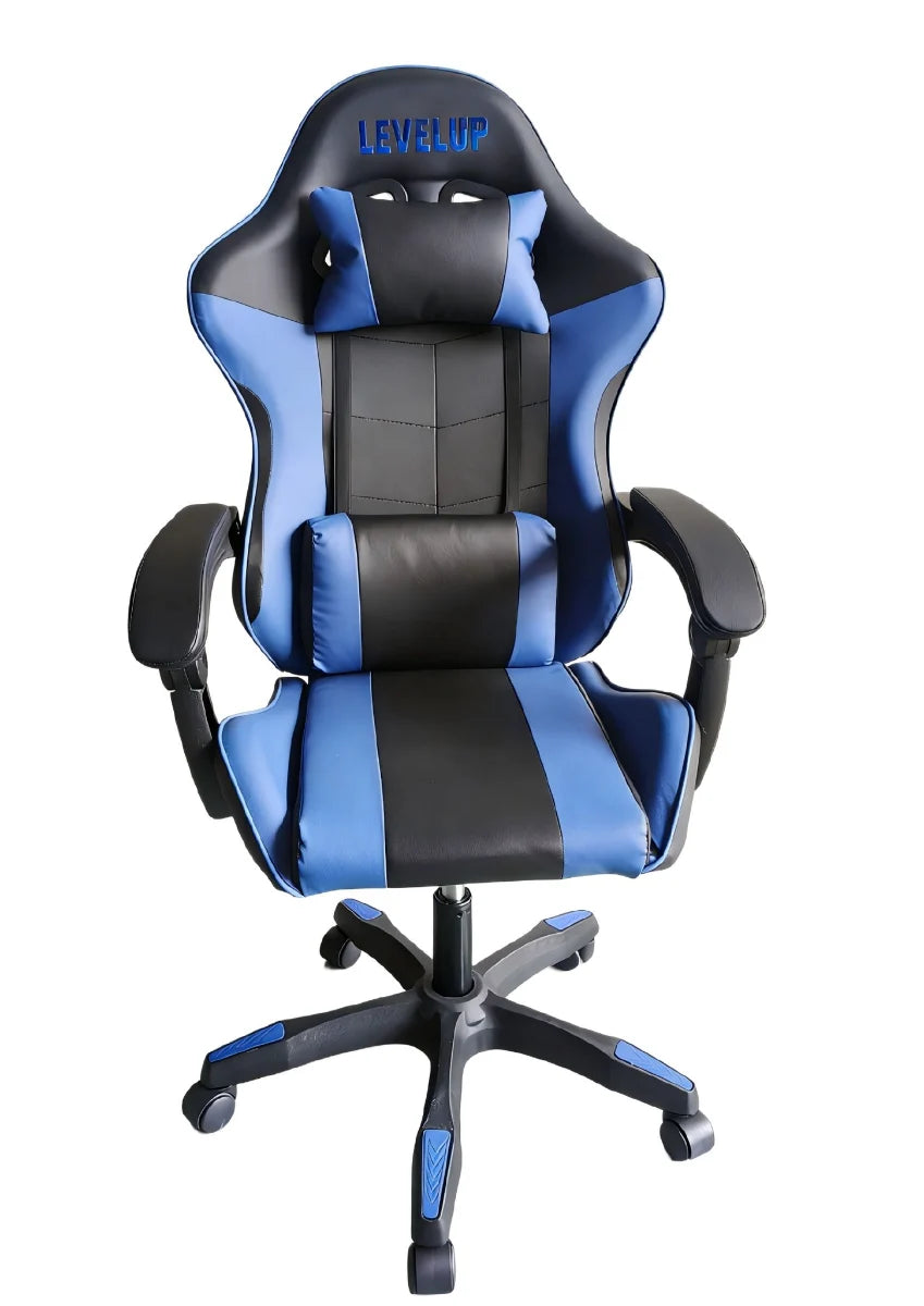 כיסא גיימינג בצבע כחול 7008B מבית LEVEL UP