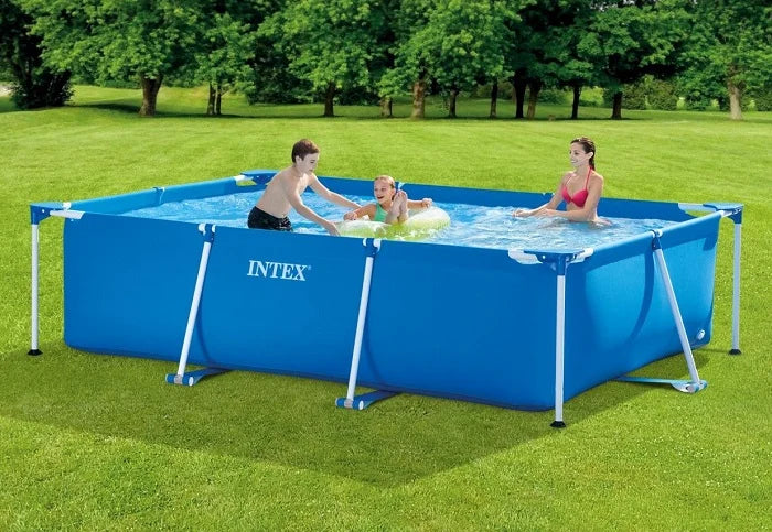 בריכת עמודים מלבנית כחולה | 300X200X75 ס"מ | מקט INTEX | 28272