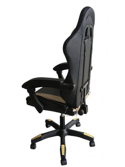 כיסא גיימינג בצבע זהב 7008RGBG מבית LEVEL UP