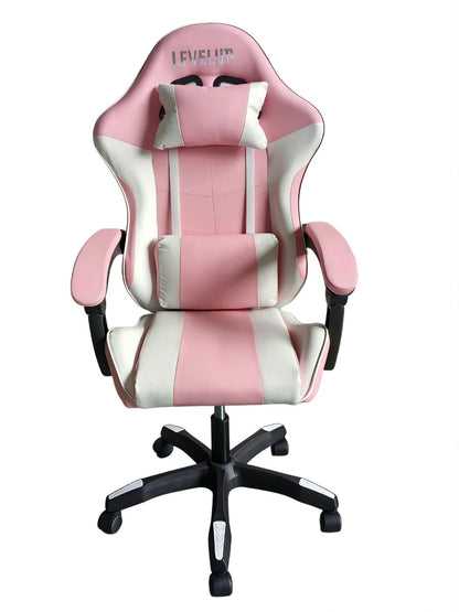 כיסא גיימינג בצבע ורוד 7008P מבית LEVEL UP