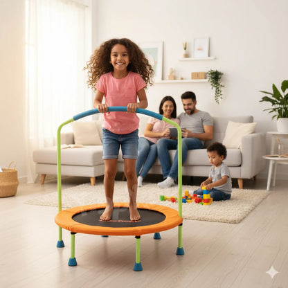 טרמפולינה מתקפלת לקטנטנים עם מוט אחיזה סמ 59100 מבית Bestway