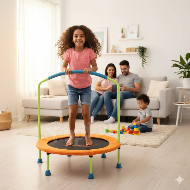 טרמפולינה מתקפלת לקטנטנים עם מוט אחיזה סמ 59100 מבית Bestway