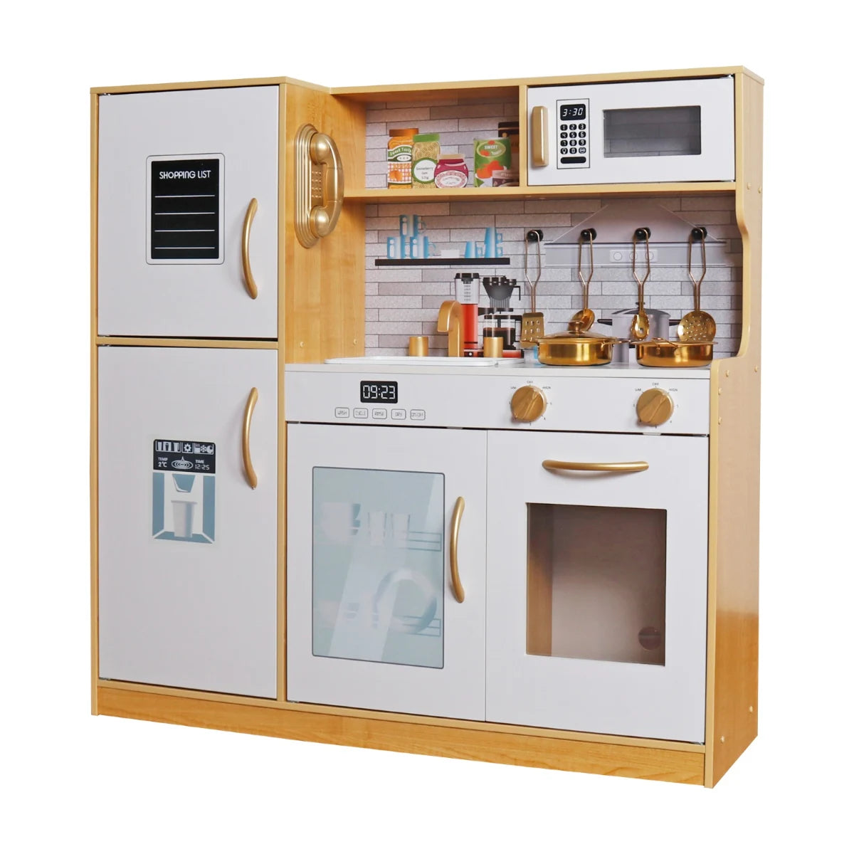 מטבח לילדים מעץ עמית W10C529 מאת בית העץ
