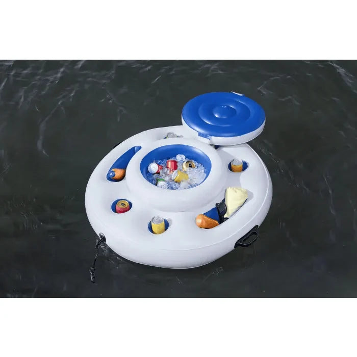 צידנית צפה לבריכה BESTWAY Hydro-Force Polar Circle ‎85×32‎ ס״מ | מק״ט ‎| ‎43949‎ מחזיקי כוסות |