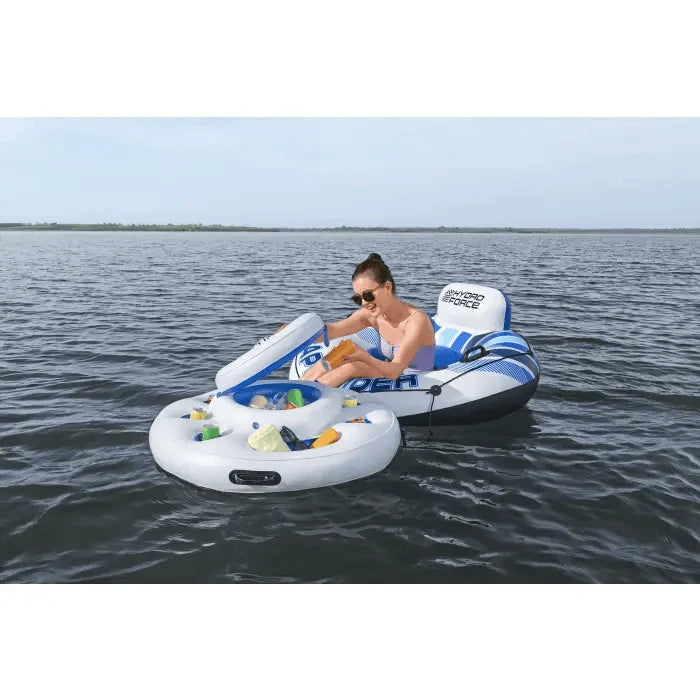 צידנית צפה לבריכה BESTWAY Hydro-Force Polar Circle ‎85×32‎ ס״מ | מק״ט ‎| ‎43949‎ מחזיקי כוסות |