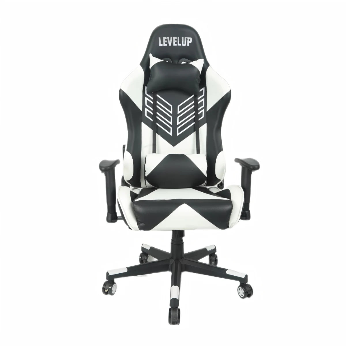 כיסא גיימינג בצבע לבן 7002 מבית LEVEL UP