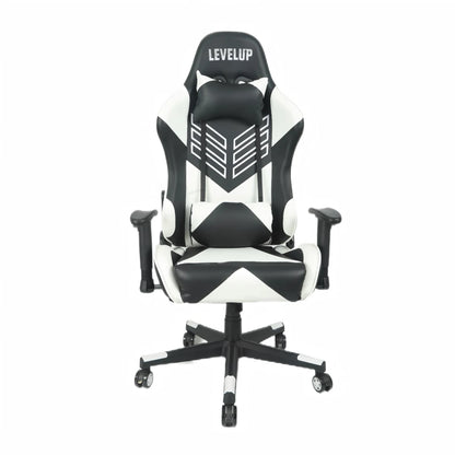 כיסא גיימינג בצבע לבן 7002 מבית LEVEL UP