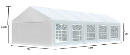 אוהל לאירועים 5X10 פרמיום PVC חזק במיוחד TENT-PRO