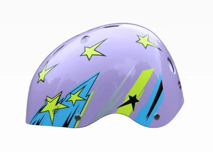 קסדה לילדים GLOMATIC סגול מבריק MEDIUM 83664
