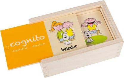 משחק הפכים 20 חלקים Cognito מעץ 115202 מבית Beleduc