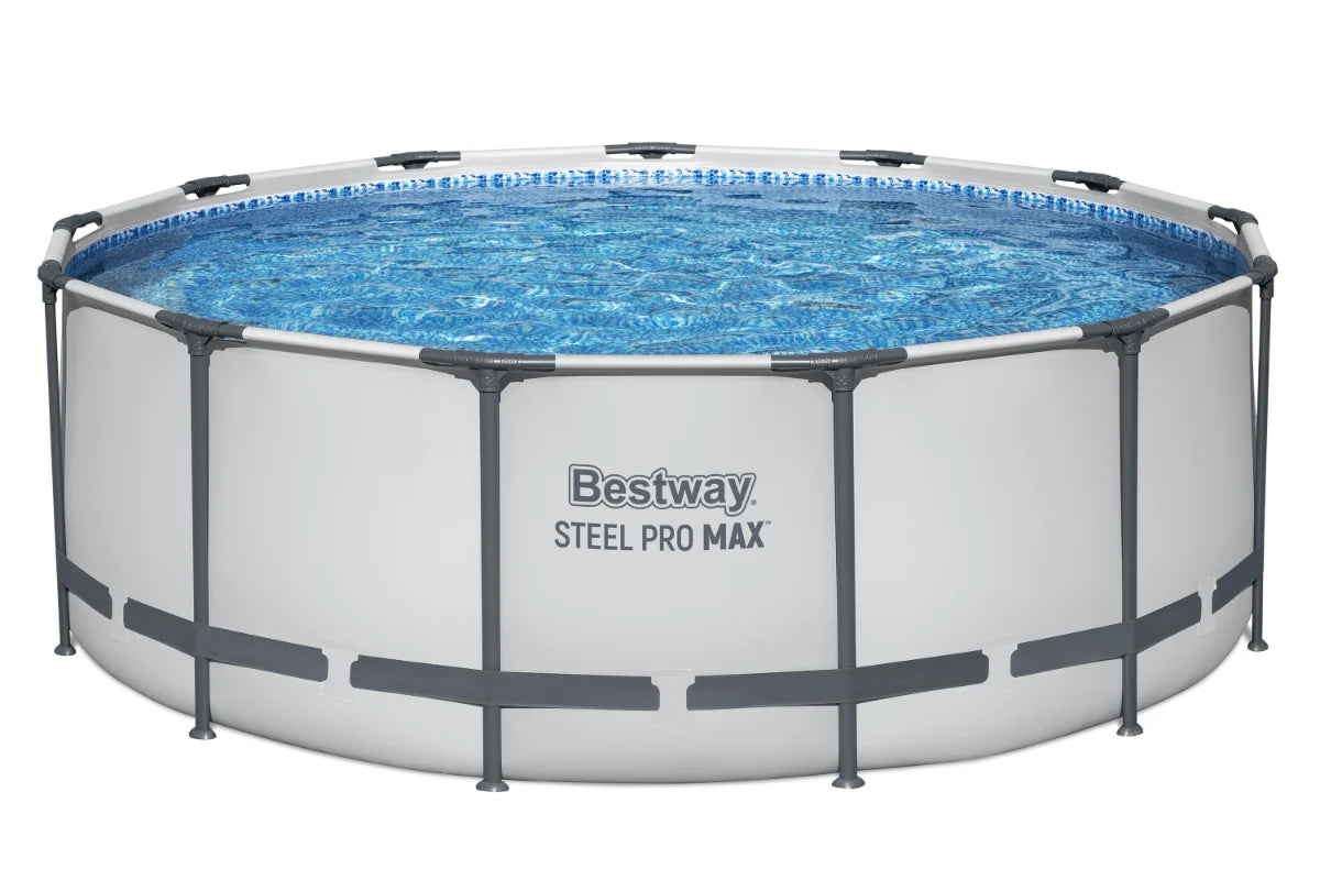 בריכת אולטרה עגולה אפורה 427X122 סמ MAX 5612X מבית BESTWAY