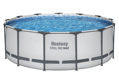 בריכת אולטרה עגולה אפורה 427X122 סמ MAX 5612X מבית BESTWAY
