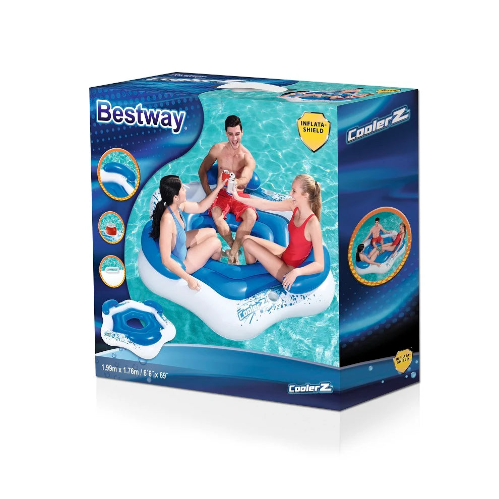 אי צף לבריכה/ים כולל משענת גב 43111 מבית Bestway