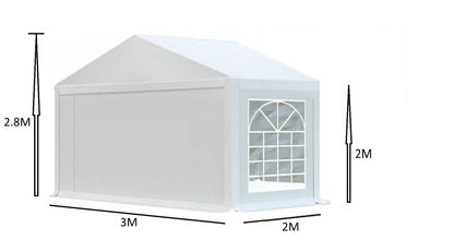 אוהל לאירועים 3X2 פרמיום PVC חזק במיוחד TENT-PRO