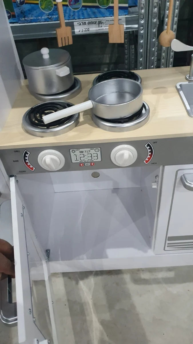 מטבח לילדים מעץ עלמה W10C382 מאת בית העץ