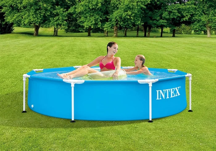 בריכת עמודים עגולה Metal Frame 244X51 28205 מבית INTEX