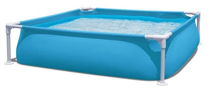 בריכת עמודים מסגרת ריבועית 122X122X30.5סמ 56217 מבית BESTWAY