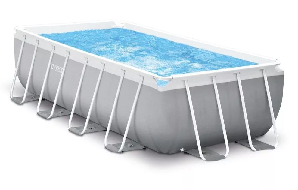 בריכה מלבנית Prism Frame Ultra ערכת יצרן | ‎400×200×100‎ ס״מ | INTEX | מק״ט ‎26788‎ | קפיץ קפוץ