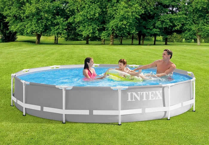 בריכת עמודים עגולה 26710 Prism Frame 366X76 מבית INTEX