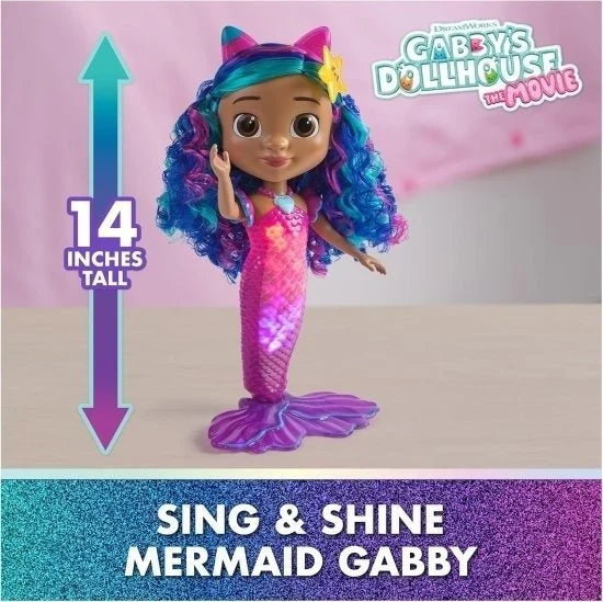 דמות גבי בת הים 35 סמ תת ימי 3674H מבית Gabby’s Dollhouse