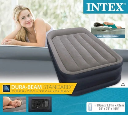 מזרן מתנפח יחיד עם כרית מובנית Dura-Beam Plus ‎191×99×42‎ ס״מ | INTEX | מק״ט ‎64132‎