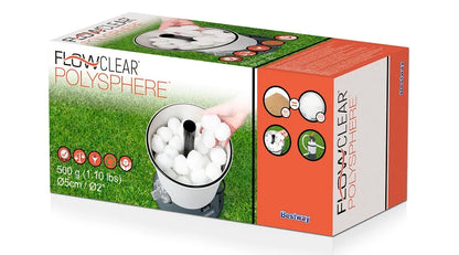 צמר לסינון משאבות חול POLYSPHERE תחליף חול 500 גרם 58475 מבית BESTWAY