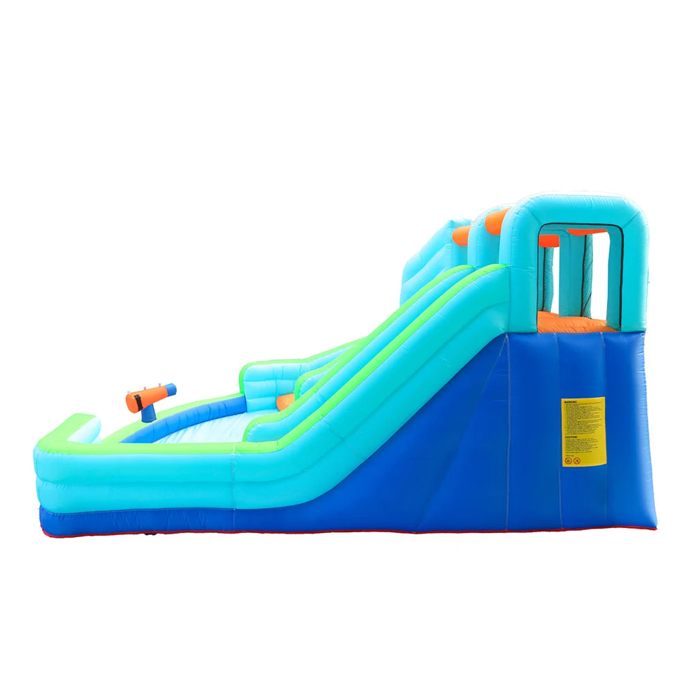 מתנפח מים ענק פלוס שתי מגלשות W73002 מבית DOCTOR DOLPHIN