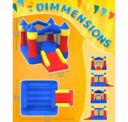מתנפח קפיצה הטירה האדומה D82011A מבית AIRMYFUN