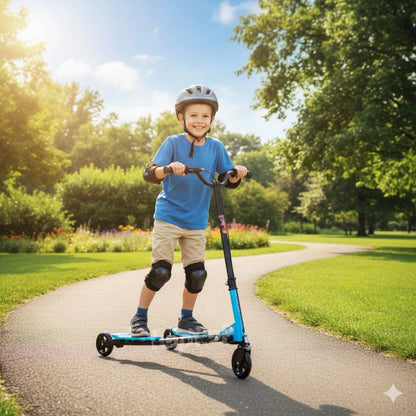 קורקינט סטריטר 3 גלגלים מקצועי בצבע תכלת streeterB
