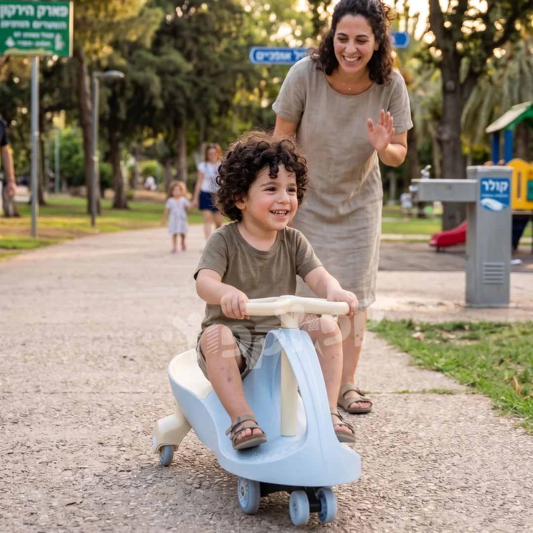 בימבה כוכב וינטג תכלת עם גלגלי סיליקון STARBIMBAVIN2 מבית Retro Line