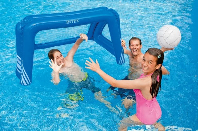שער מתנפח צף פלוס כדור מתנפח 140X89X81 סמ 58507 מבית INTEX