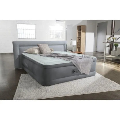 מזרן מתנפח זוגי PremAire עם משאבה מובנית ‎203×152×46‎ ס״מ | INTEX | מק״ט ‎64906‎