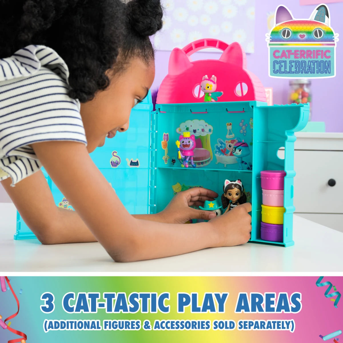בית בובות על הדרך של גבי 3654H מבית Gabby's Dollhouse