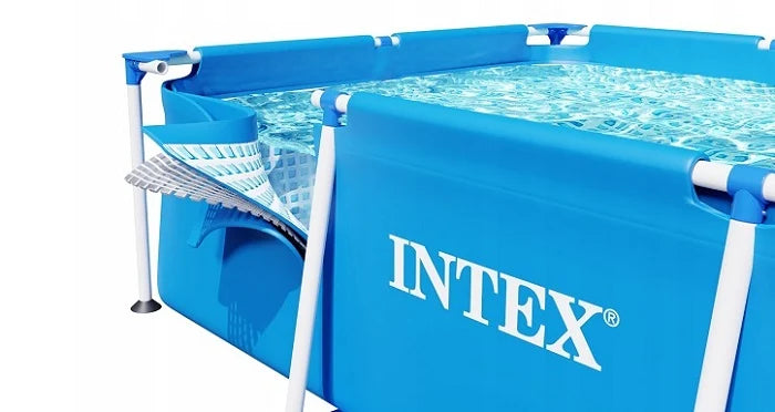 בריכת עמודים מלבנית כחולה | 220X150X60 ס"מ | מקט INTEX | 28270