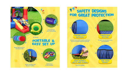 מתנפח קפיצה הטירה האדומה D82011A מבית AIRMYFUN