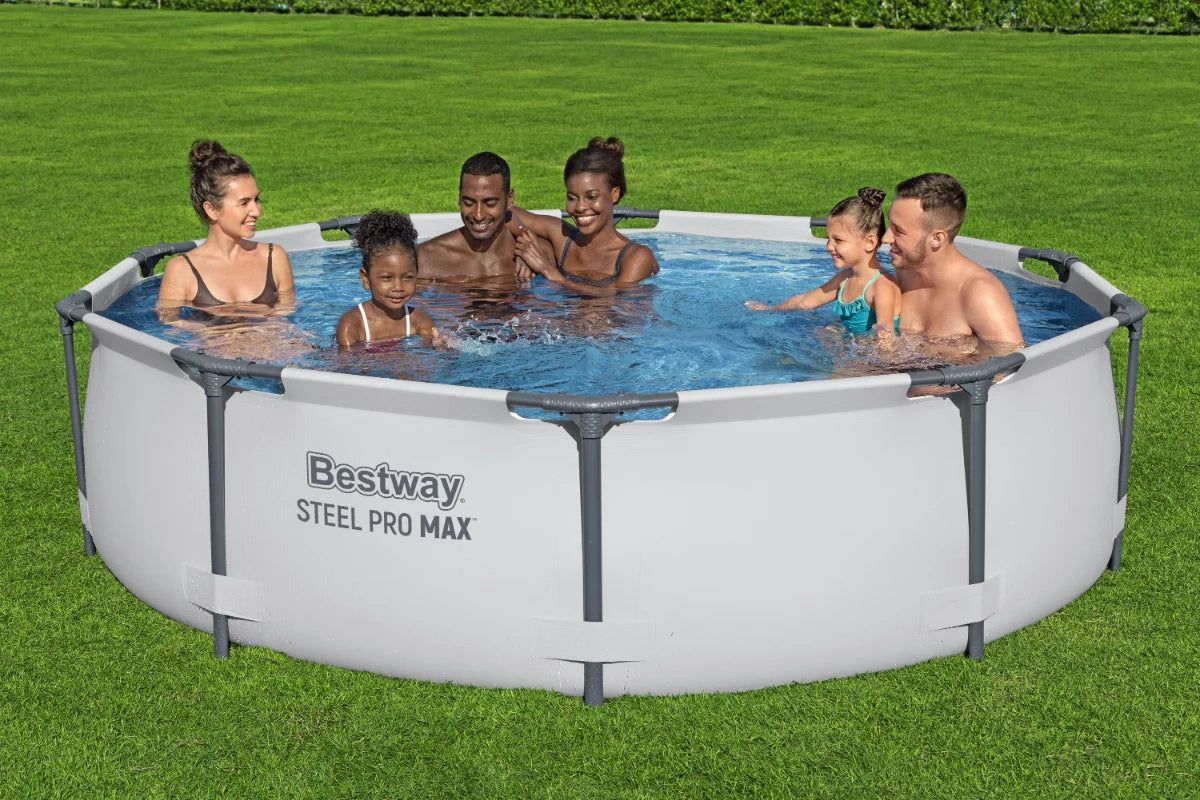 בריכת צינורות אפורה 305X76 סמ 56408 מבית BESTWAY