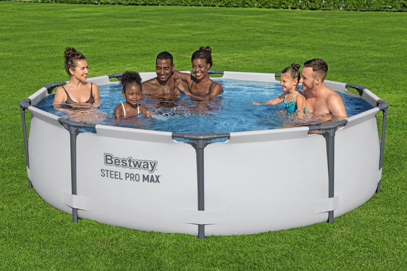 בריכת צינורות אפורה 305X76 סמ 56408 מבית BESTWAY