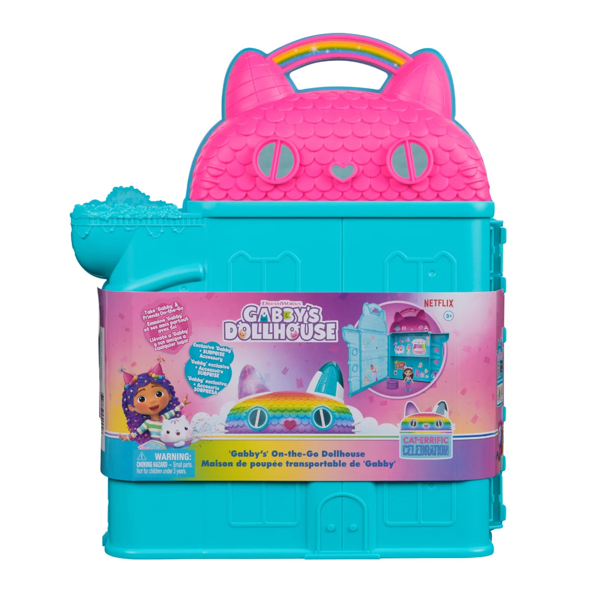 בית בובות על הדרך של גבי 3654H מבית Gabby's Dollhouse