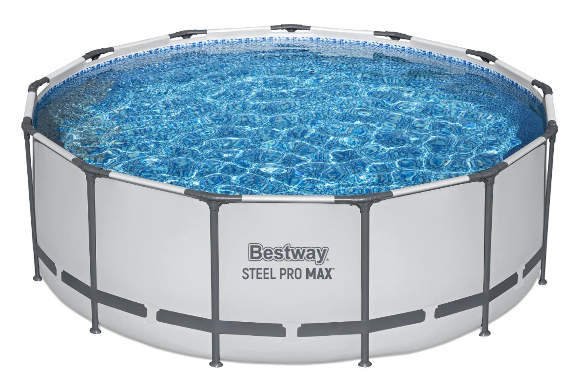 בריכת אולטרה עגולה אפורה 427X122 סמ MAX 5612X מבית BESTWAY