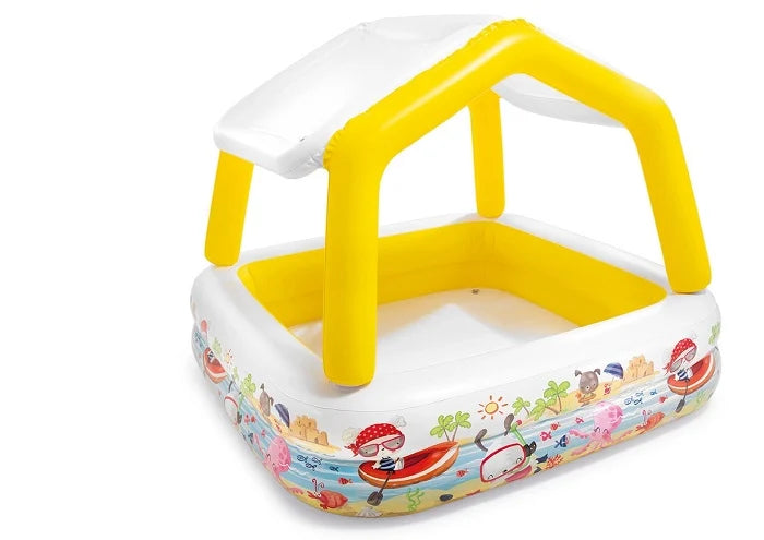 בריכה מרובעת מתנפחת 157X157X122 סמ 57470 מבית INTEX